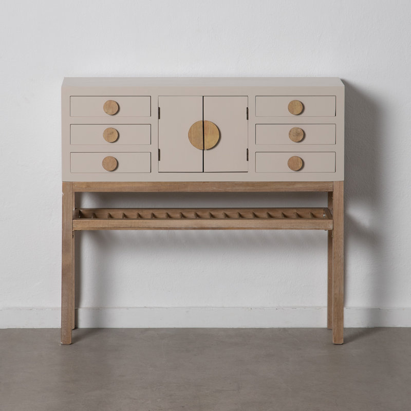 Isable 95cm Solid Wood Console Table