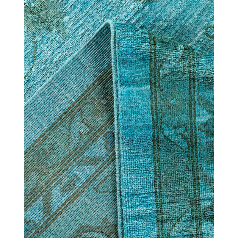 Anorak One-of-a-Kind 12' 0" X 14' 8" New Age Wool Area Rug Blue