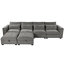 Canapé modulaire en U avec deux repose-pieds-918744147