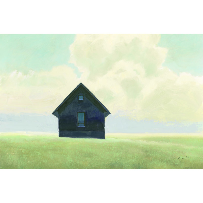 Paysage solitaire I, H 8 po x l 12 po