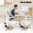 Eliyahna Heavy Duty Design High Back Ergonomic Executive Office Chair with Flip-up Armrests-106361611