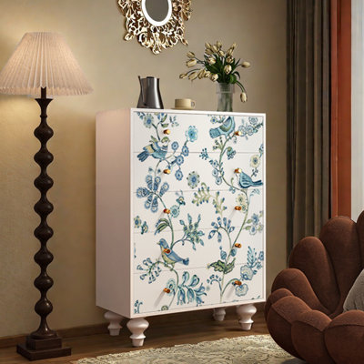 European-Style 5-Drawer Accent Chest