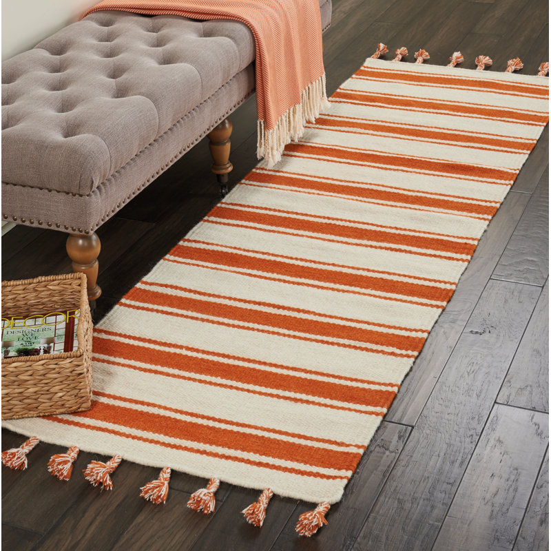 Beaird Striped Hand Woven Area Rug, Rectangle 244 x 320cm