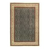 Hand Knotted Oriental Area Rug in Blue