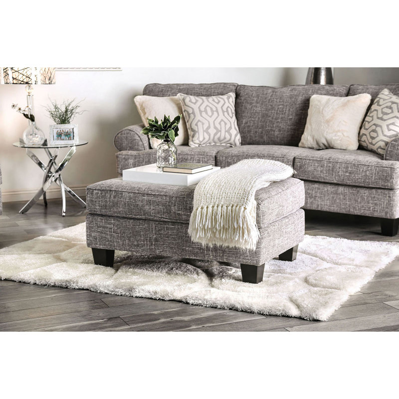 Repose-pieds l 40,5 po transitionnel, gris