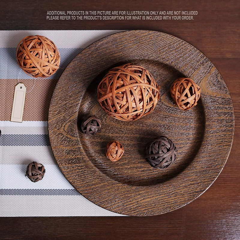 Assiette décorative en plastique Burriss