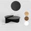 Ensemble de tables basses Modern Modern (2 pièces), 35,4 x 11,8 x 23,6 pouces et 33,5 x 13,8 x 19,7 pouces | Panneau de particules 100% enduit de mélamine, cerclage en PVC durable | Parfait pour les salons contemporains et les espaces élégants-130018500