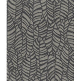 Serene Collection Metallic Botanical Leaves Design 33' L x 21" W Wallpaper Roll