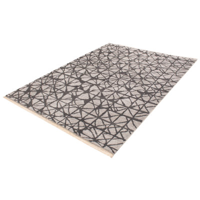 Tapis gris clair Grogan 8 pi 11 po x 11 pi 8 po