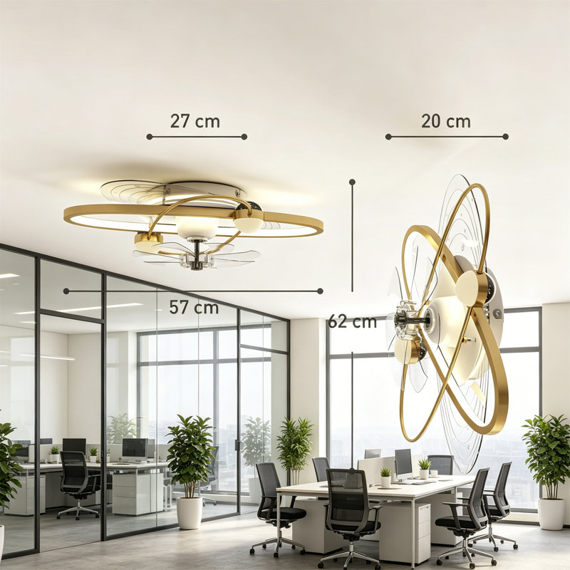 Ceiling Fan, Gold