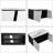 40" Wall-Mounted Bathroom Vanity With Ceramic Sink
