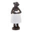 Lampe de table singe en bronze 21 "avec abat-jour H 21"-378896213-378896214