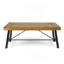 Table basse d'extérieur en bois d'acacia