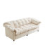 Canapé rembourré moelleux 94,8 po à assise profonde et confort moderne 94,8 po convenant aux salons, aux chambres à coucher, aux bureaux et aux appartements, beige-535623906
