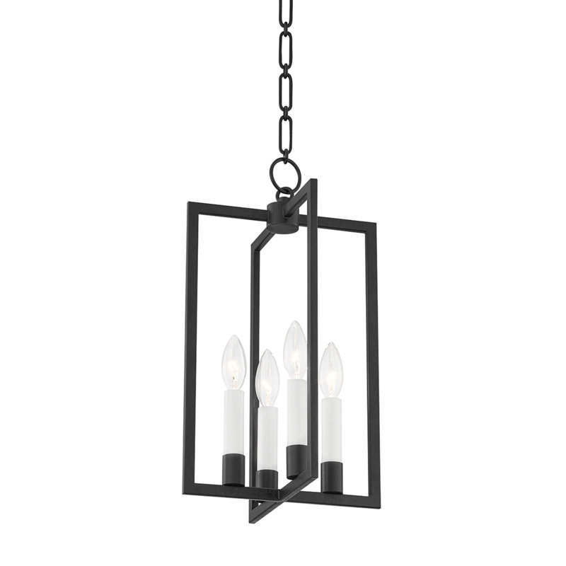 Middleborough Lantern by Mark D. Sikes, 16.5" H x 10" W x 10" D, Aged Iron