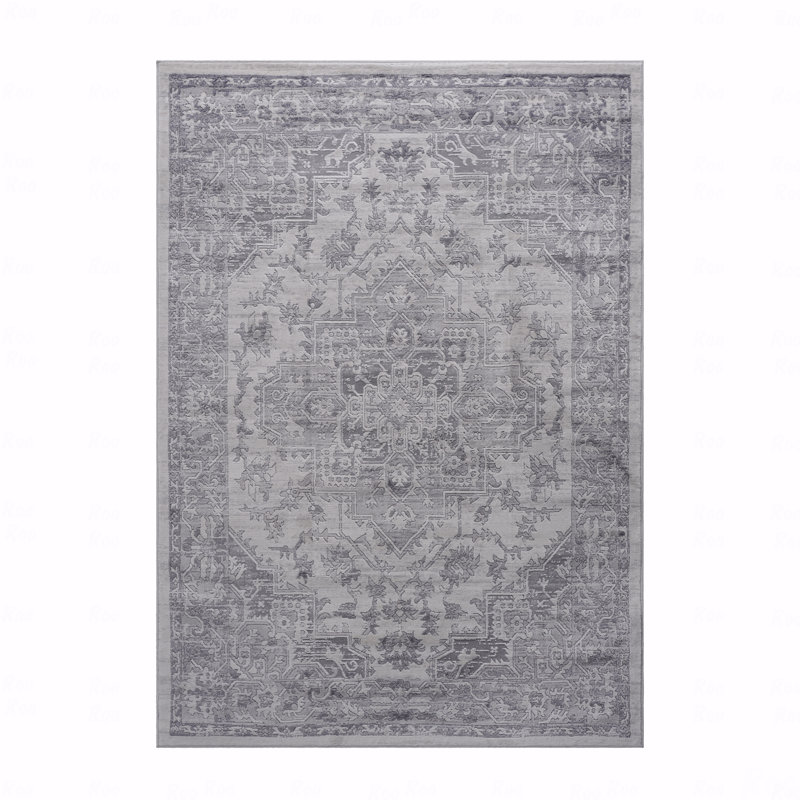 Tapis d'entrée de style oriental 2 pi x 3 pi, Rectangulaire 2 pi x 3 pi