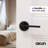 Dune Privacy Door Lever Modern Concealed Design For (Bed & Bath) – Sleek Minimalist Style in Matte Black-114645468