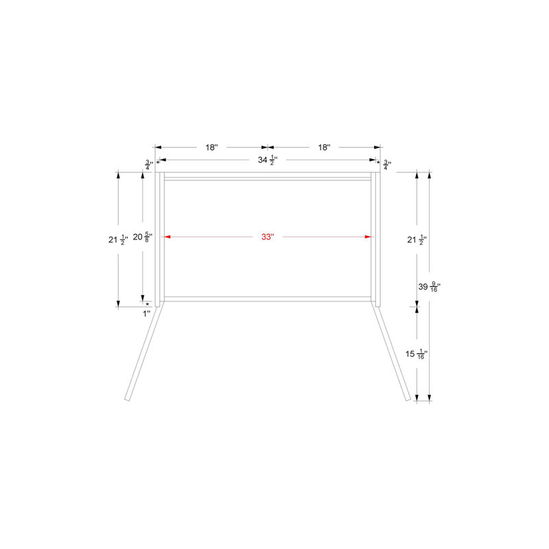 Gilded Single Bath Floating Vanity, Smoked Modern, 36"
