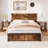 Rosalene Platform Storage Bed-1891138005