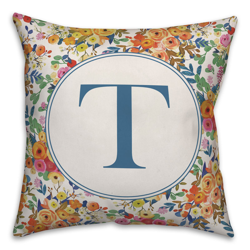 Housse et insert de coussin carré Wildflower, T