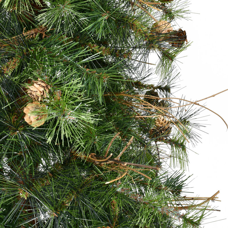 Mixed Country Pine Artificial Alpine Tree, 7'