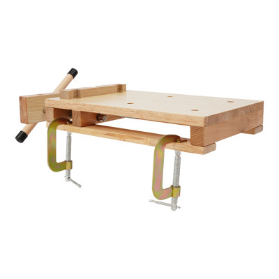 Établi portatif en bois, banc de travail du bois avec pinces de type C