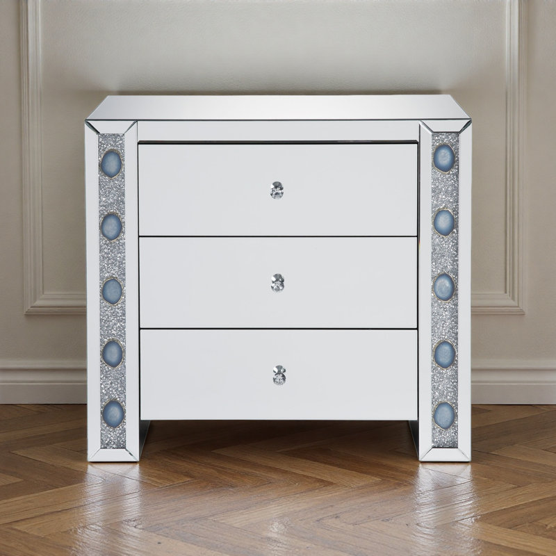 Console avec miroir et fausse agate (assemblée)