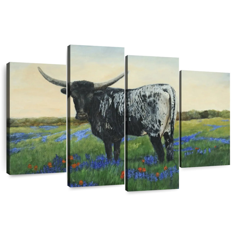 Brampt My Flowers II, 48" H x 75" W
