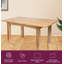 Extendable Oak Solid Wood Base Dining Table