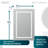 Soho  24" x 36" x 1" LED Mirror with Defogger and Dimmable, Backlit + Front Lit-1093257824