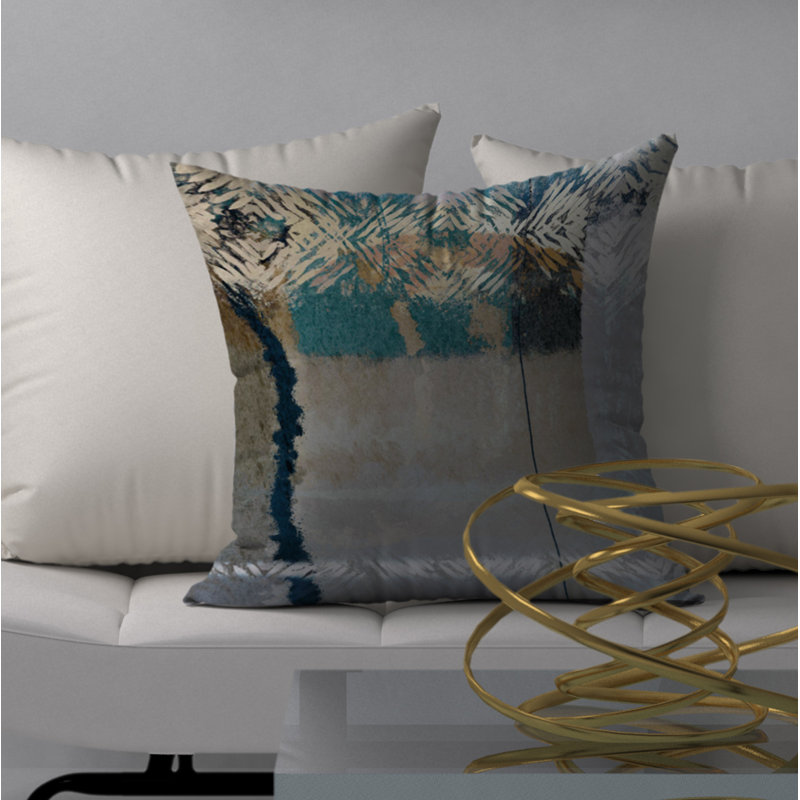 Housse de coussin carrée scandaleuse et insert, 18 po x 18 po