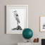 Shoreline Heron In B&W II - peinture encadrée-1032955109-1032955110