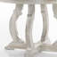 Cillin Round Dining Table, Walnut & Antique White Finish DN01805