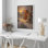 Hiver, art mural, impression sur toile encadrée, décoration de Noël