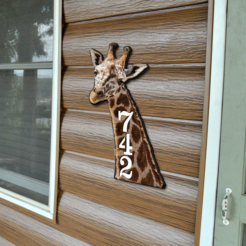 Support mural girafe, Oui