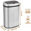 Stainless Steel Kitchen Trash Can