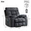 Fauteuil inclinable Microfiber-974790286