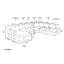 Canapé modulaire rembourré 8 pièces Berndien