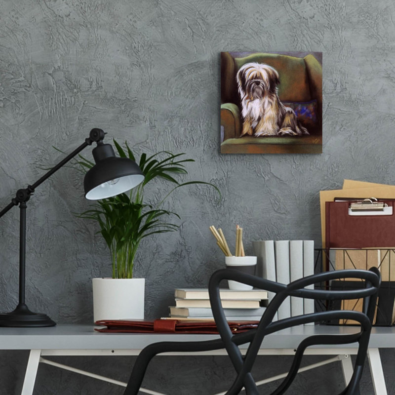 Tibetan Terrier par Barbara Keith - impression non encadrée, H 12 po x l 12 po x P 0,13 po
