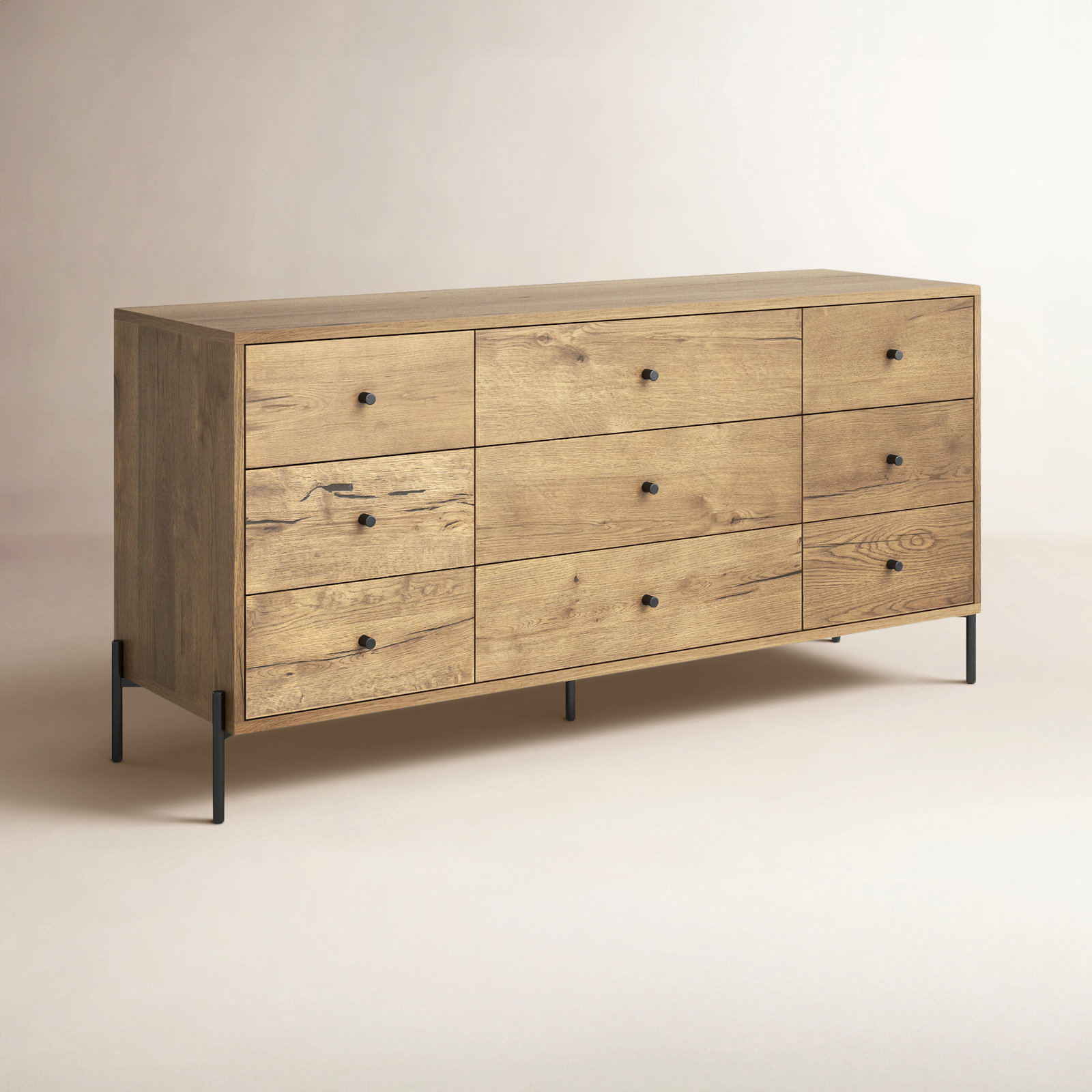 Aceton 9 - Drawer Double Dresser
