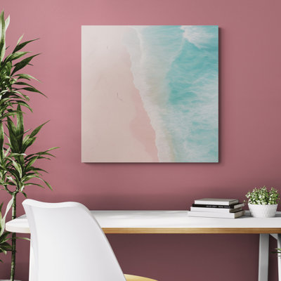 Ocean Walk Wall Art - Canvas Framed Print