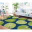 Tapis vert crocheté à la main Lily-44065978