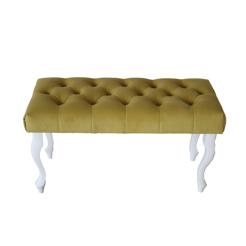 Storage Bench, Yellow, 45cm H x 60cm W x 40cm D