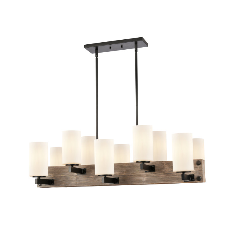 10 - Light Dimmable Square / Rectangle Chandelier