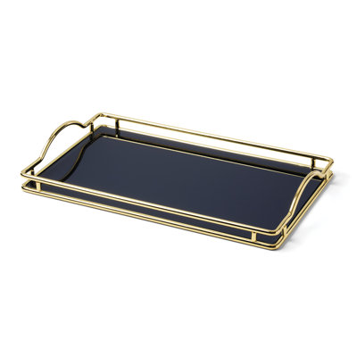 Make It Pop Crystal and Glass Decorative Tray