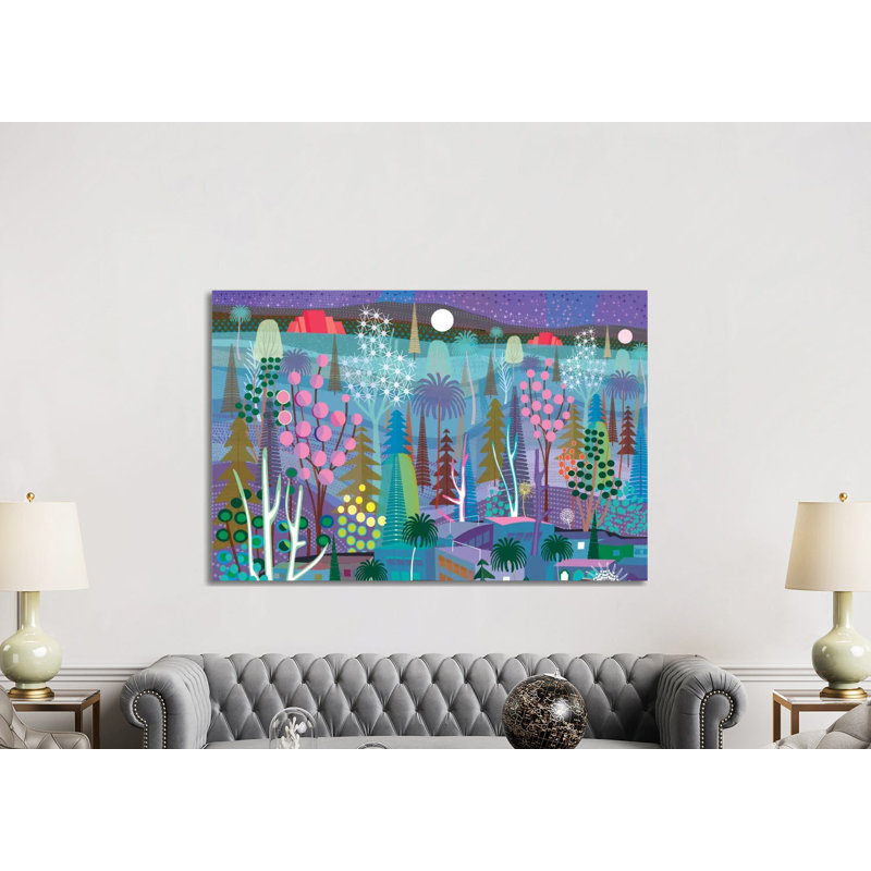 Moon Over Tijuana by Charles Harker - Wrapped Canvas Gallery-Wrapped Canvas Giclée, 152.5 cm H x 101.5 cm W