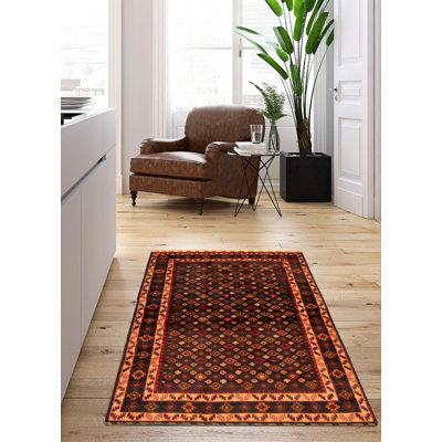 Teimani Black Rug 4'5" x 7'5"