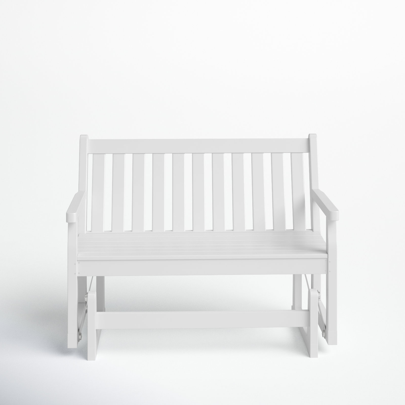 POLYWOOD Traditional Garden 48" Glider, White