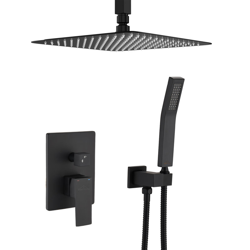 All-In-One Kit with Rough in-Valve, Matte Black