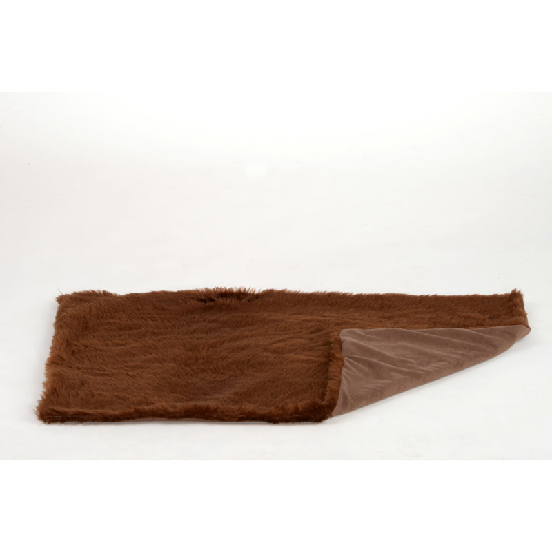 Dutcher Polyester Pet Bed, 2cm H x 130cm W x 70cm D, Brown